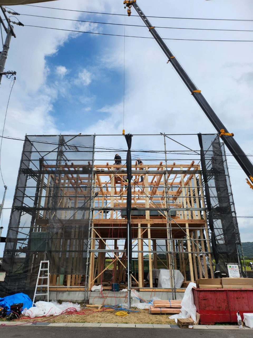 棟上げを行いました！